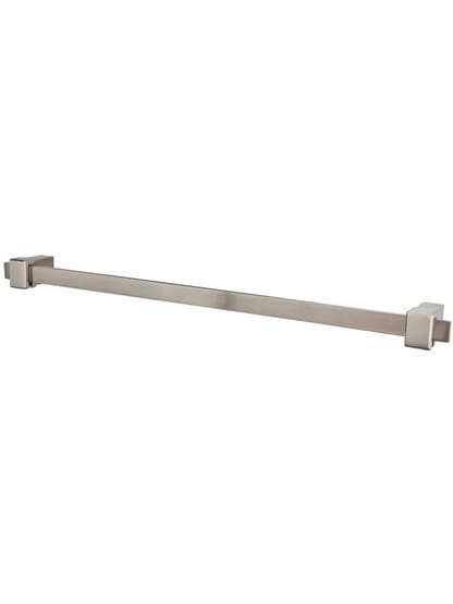 18 inch Buckle-Up Towel Bar in Brushed Nickel.